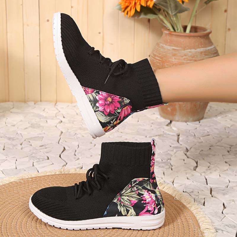 Dam Sneakers Mesh Avslappnad Stil Lätt Komfort 4