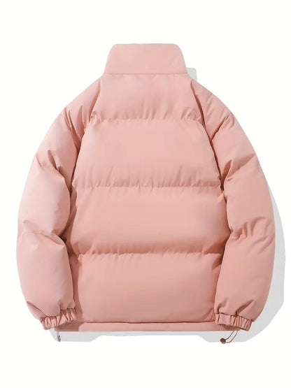 Dam Vinterjacka Buffertstil Quiltad Polyester 1