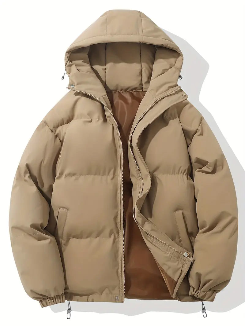 Dam Vinterjacka Buffertstil Quiltad Polyester 12