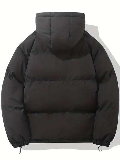 Dam Vinterjacka Buffertstil Quiltad Polyester 5