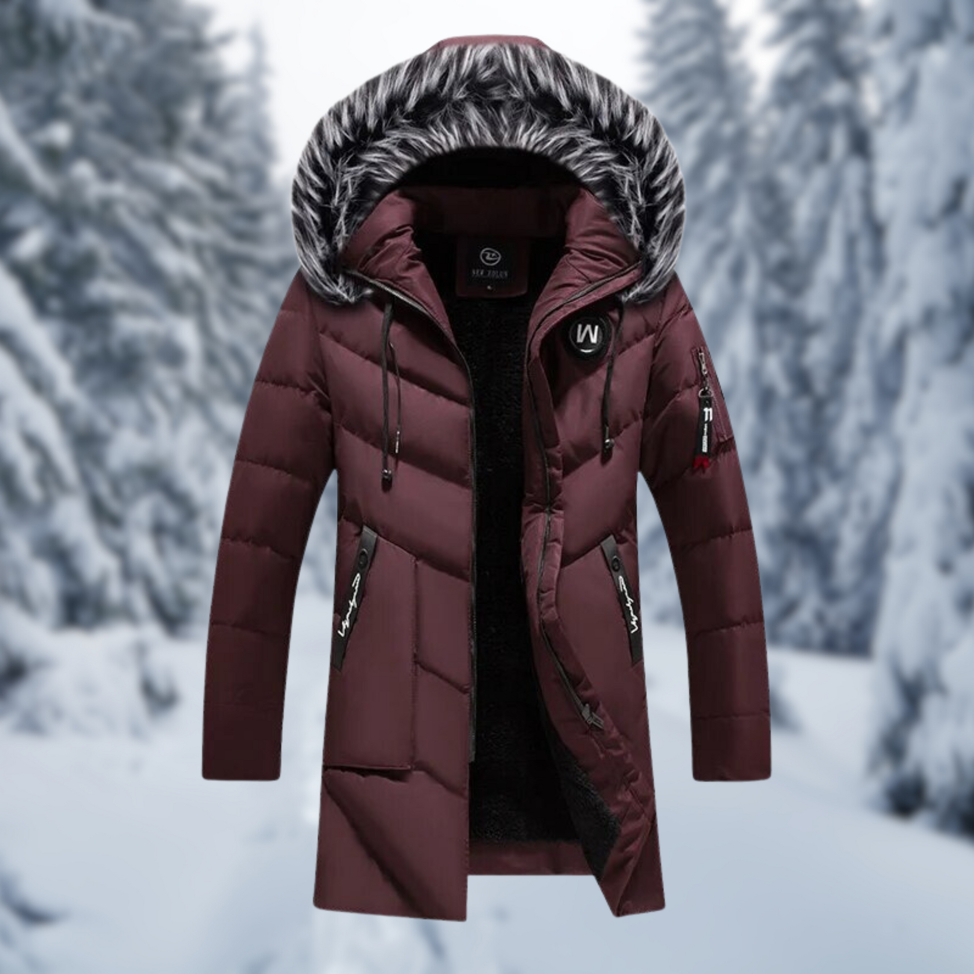 Dam Vinterjacka Vatterad Modern Polyester 1