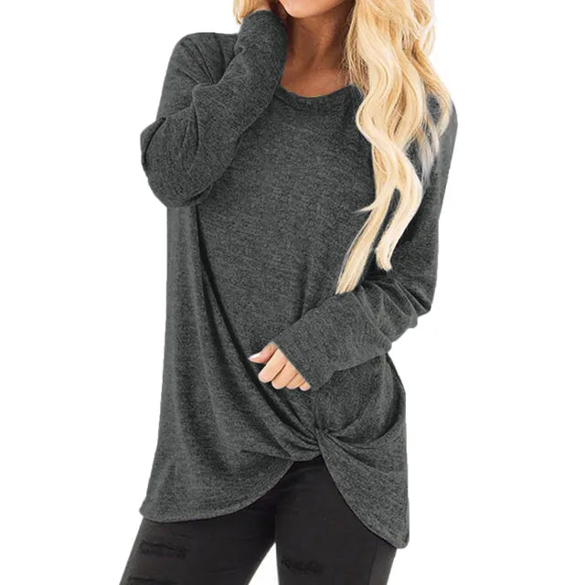 Dam Lång Vinterjacka Trendig Polyester med Flera Fickor 9