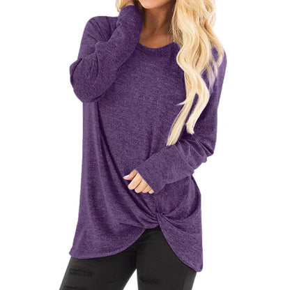 Dam Lång Vinterjacka Trendig Polyester med Flera Fickor 12