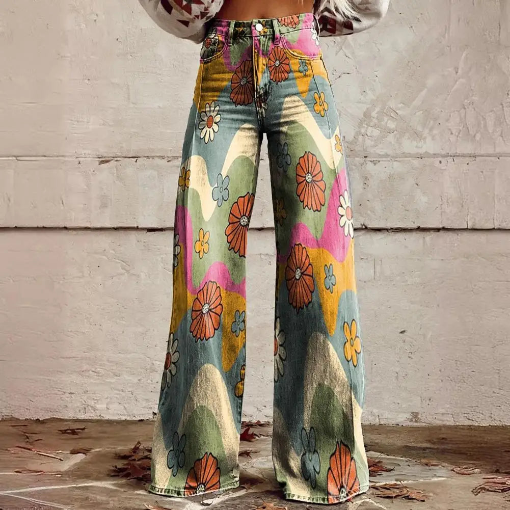 Variant image for Vida Byxor Dam Hög Midja Elastisk Komfort-3