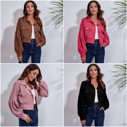Damjacka Avslappnad Design i Bomull och Polyester 2