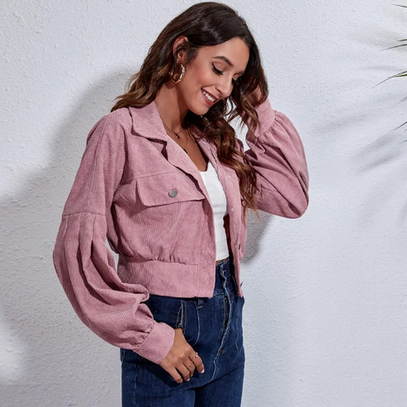 Damjacka Avslappnad Design i Bomull och Polyester 4