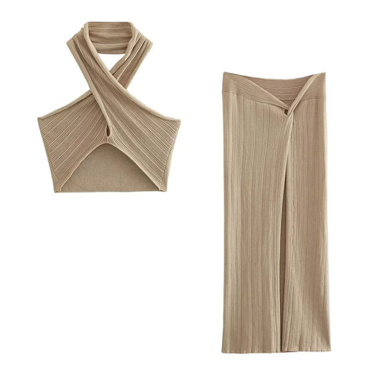 Damklänning Korsdesign Polyester Ärmlös 0