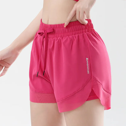 Kvinnors Sportshorts med Fickor, Elastisk Midja och Andningsbart Tyg – Lätta och Snabbtorkande För Träning och Vardag 8