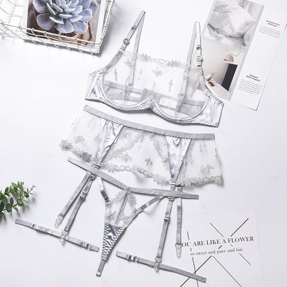 Damunderkläder Set Justerbar Blommönster Polyester 0