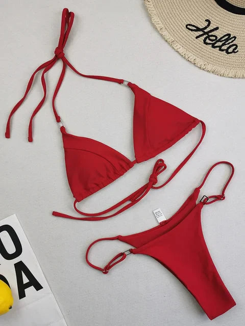 Damunderkläder Set Låg Midja Vadderad Nylon för Snygga Underkläder Dam 0