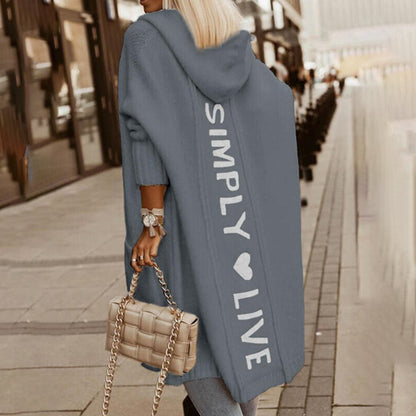 Dam Cardigan Enkel Elegans Mjuk Material-3