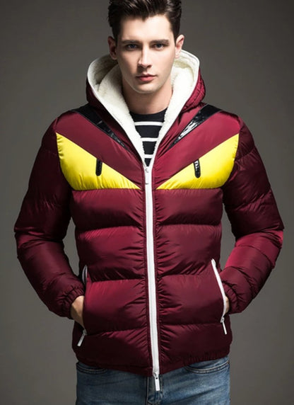 Lång Vinterjacka Dam Quiltad Polyester med Hög Krage och Fickor-5