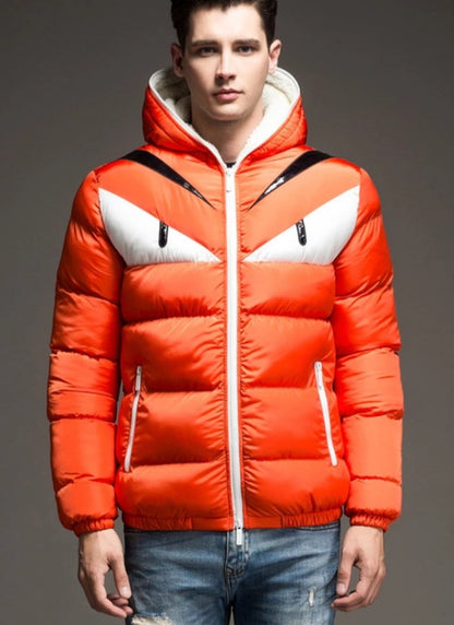 Variant image for Lång Vinterjacka Dam Quiltad Polyester med Hög Krage och Fickor-1