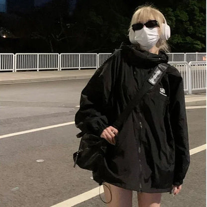 Vattentät Jacka Dam med Huva och Dragkedja i Polyester 2