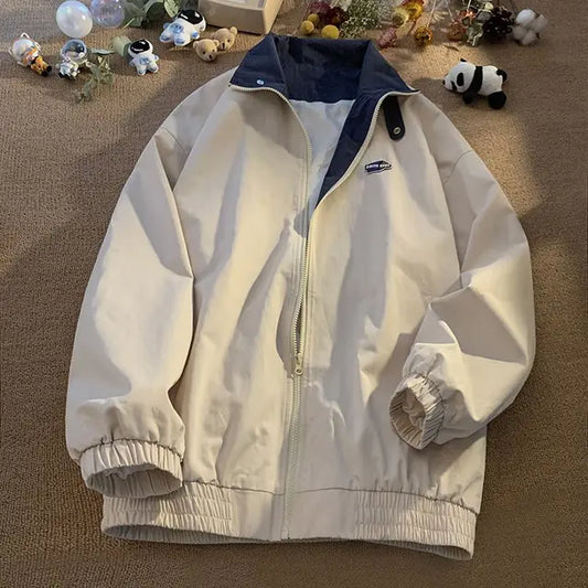Damjacka Överdimensionerad Vintage Stil Polyester för Damer 1