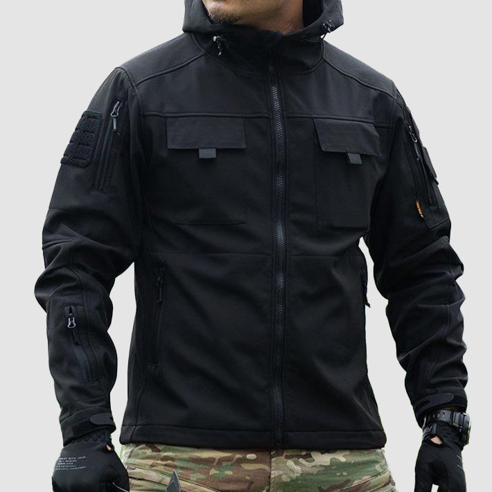 Herrjacka Softshell Taktisk Vattenavvisande Material-2