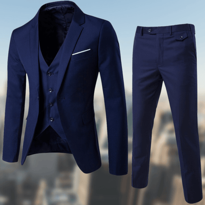 Variant image for Herrar Kostym Elegant Polyester Viskos-33