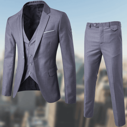 Herrar Kostym Elegant Polyester Viskos-2