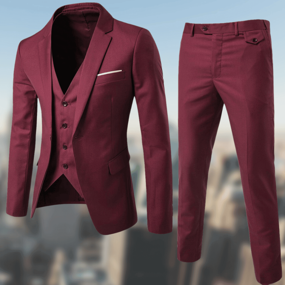 Variant image for Herrar Kostym Elegant Polyester Viskos-25