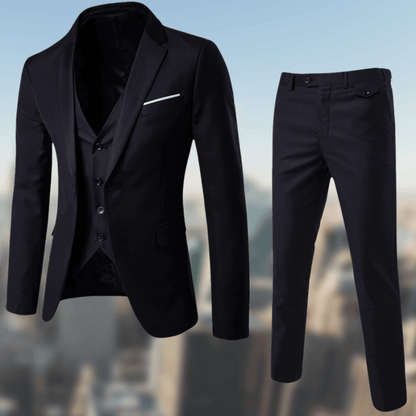 Variant image for Herrar Kostym Elegant Polyester Viskos-1