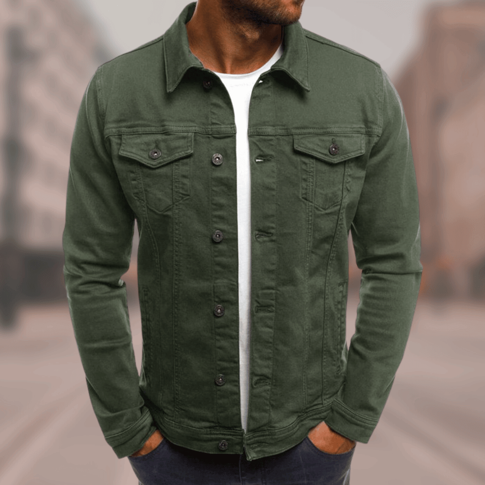 Variant image for Damjacka Denim Modern Design Bekväm Passform-1