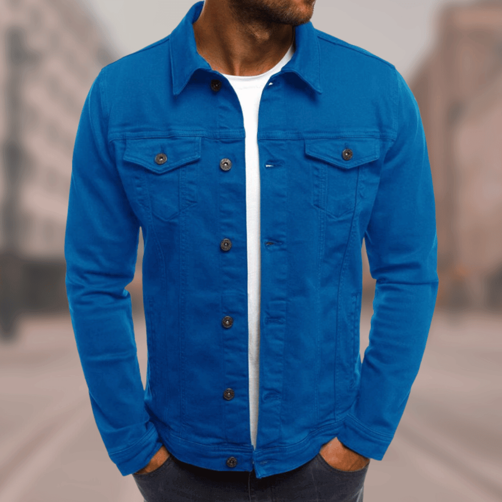 Variant image for Damjacka Denim Modern Design Bekväm Passform-6