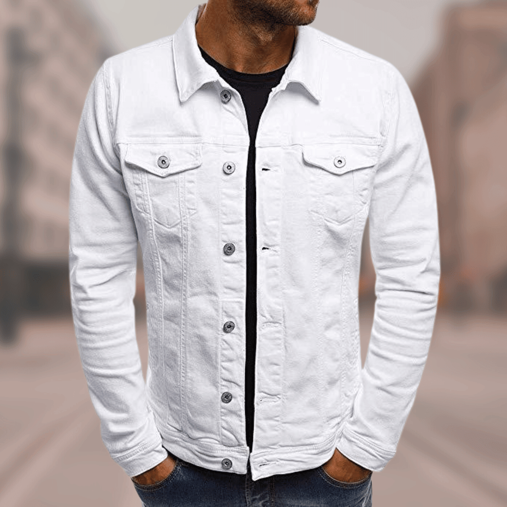 Variant image for Damjacka Denim Modern Design Bekväm Passform-26