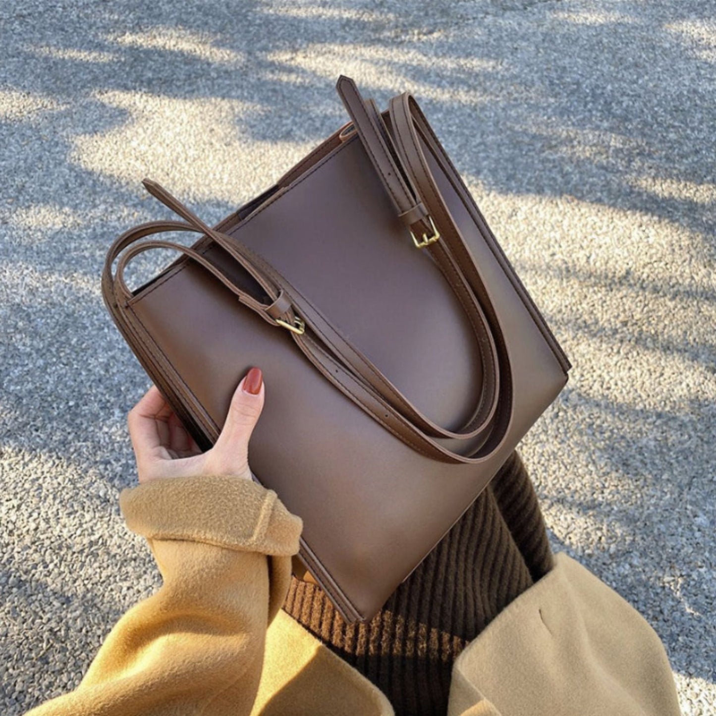 Damväska Elegant Design Högkvalitativ Syntetisk Läder-4