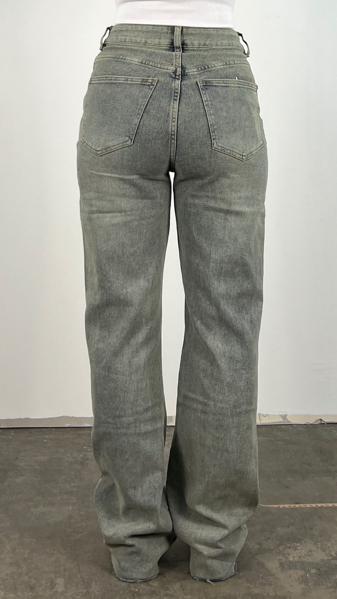 Dam Jeans Raka Stretch Bomull för Komfort och Stil 3