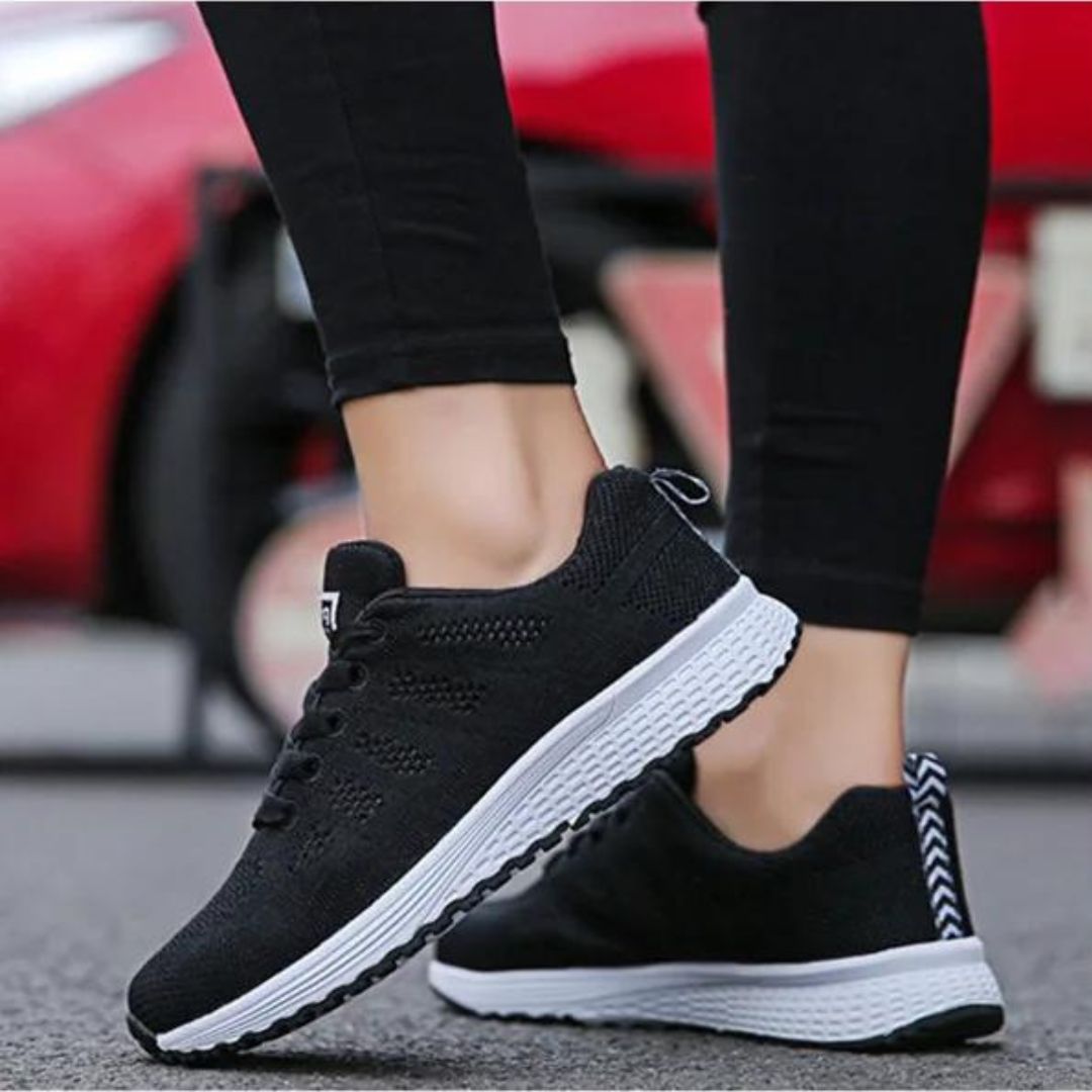 Dam Träningsskor Lätta Flexibla Syntetmaterial-5