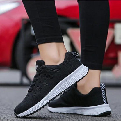 Dam Träningsskor Lätta Flexibla Syntetmaterial-5