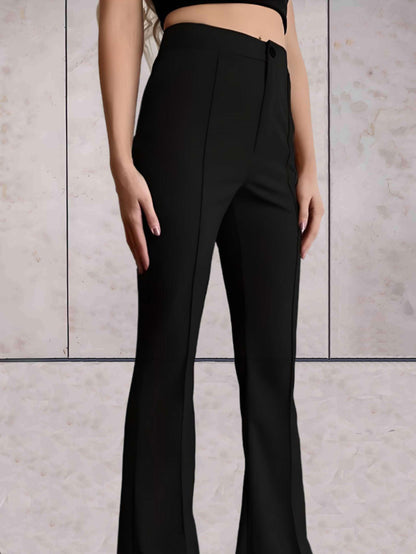 Kvinnors Sommarbyxor Hög Midja Ekologisk Bomull-2