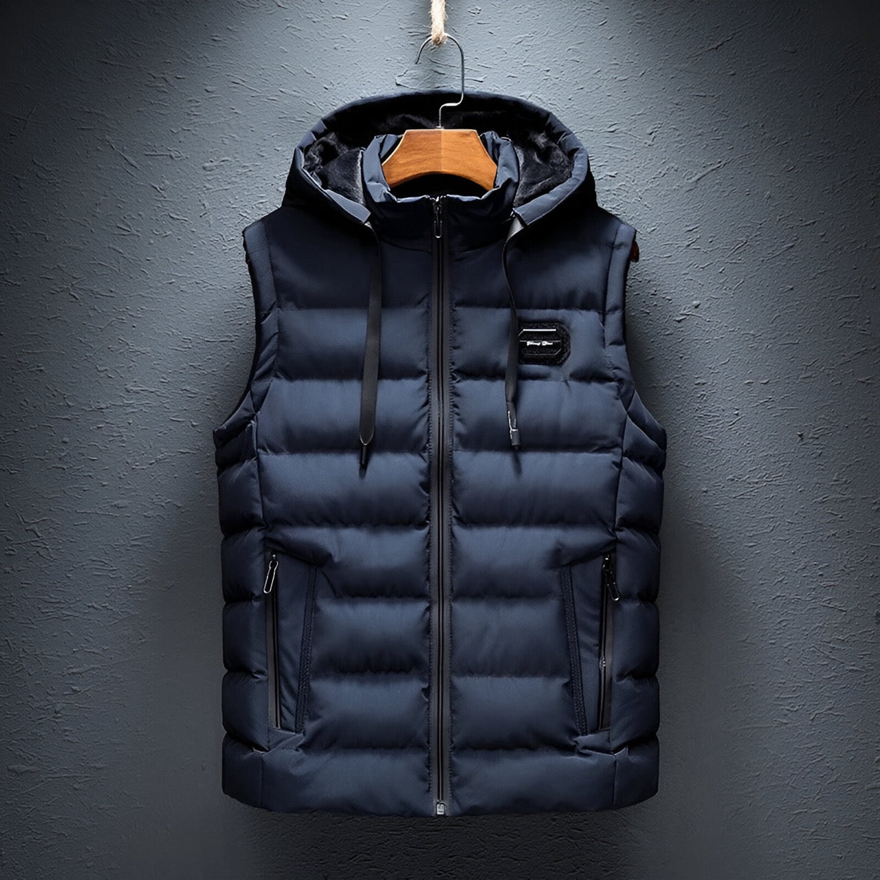 Dunväst Dam Med Huva Fodrad Urban Stil 4