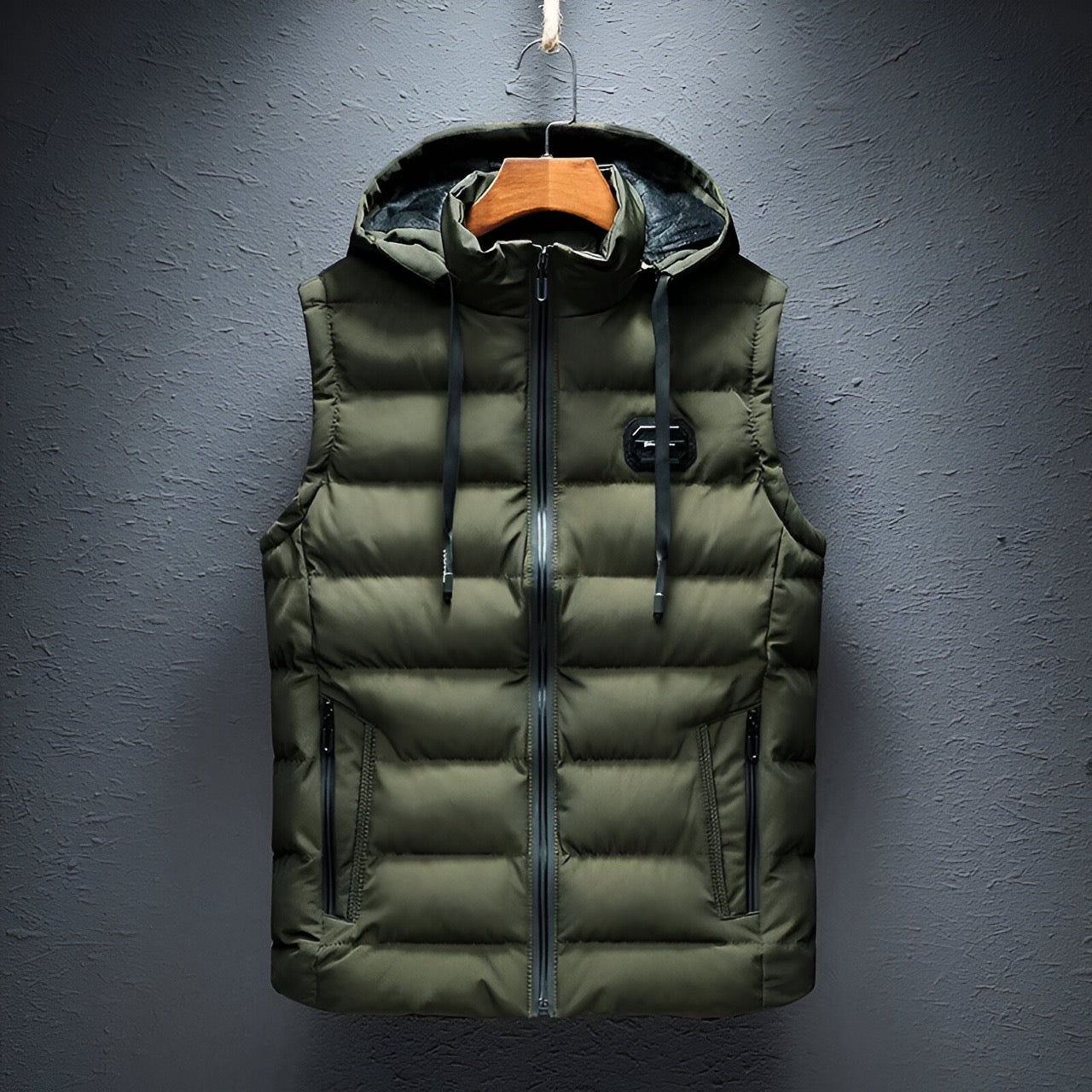 Dunväst Dam Med Huva Fodrad Urban Stil 5