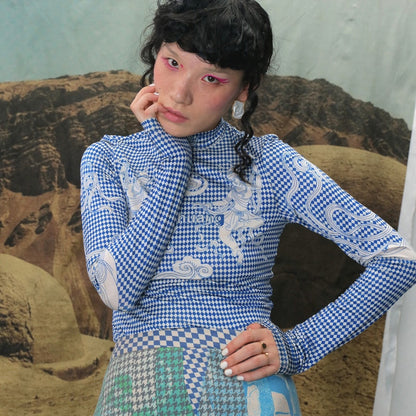 Långärmad Turtleneck Skjorta för Barn i Mjuk Bomullsjersey – Bekväm och Stilren Casual Design 2