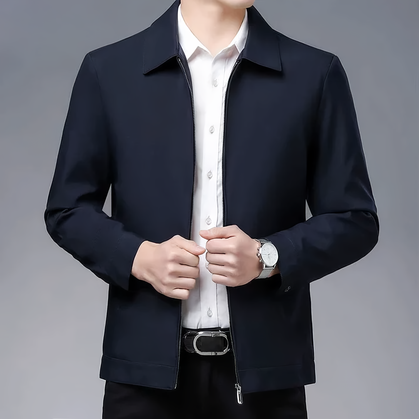 Variant image for Herrjacka Premium Ullmix Elegant Tidlös Stil-7