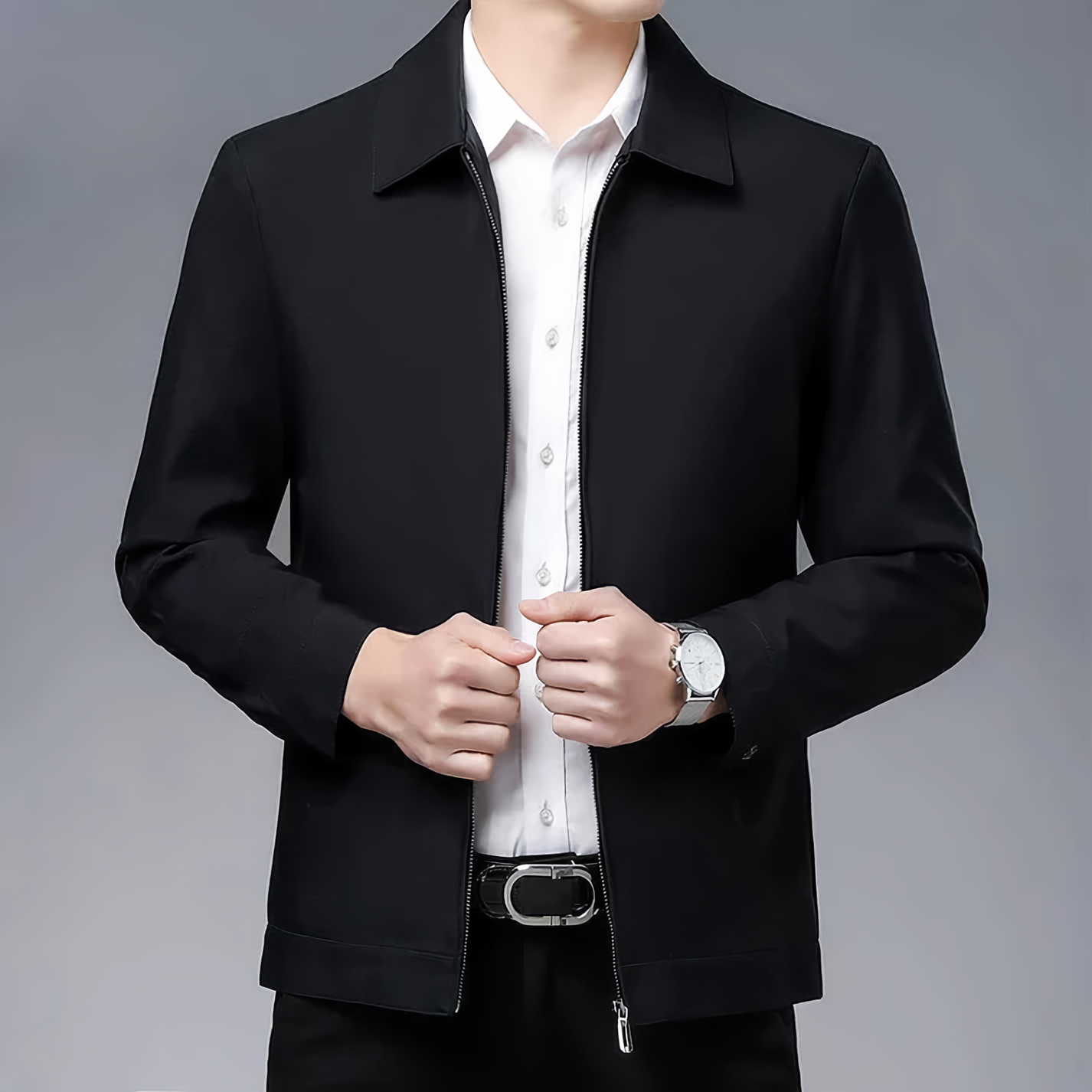 Variant image for Herrjacka Premium Ullmix Elegant Tidlös Stil-1