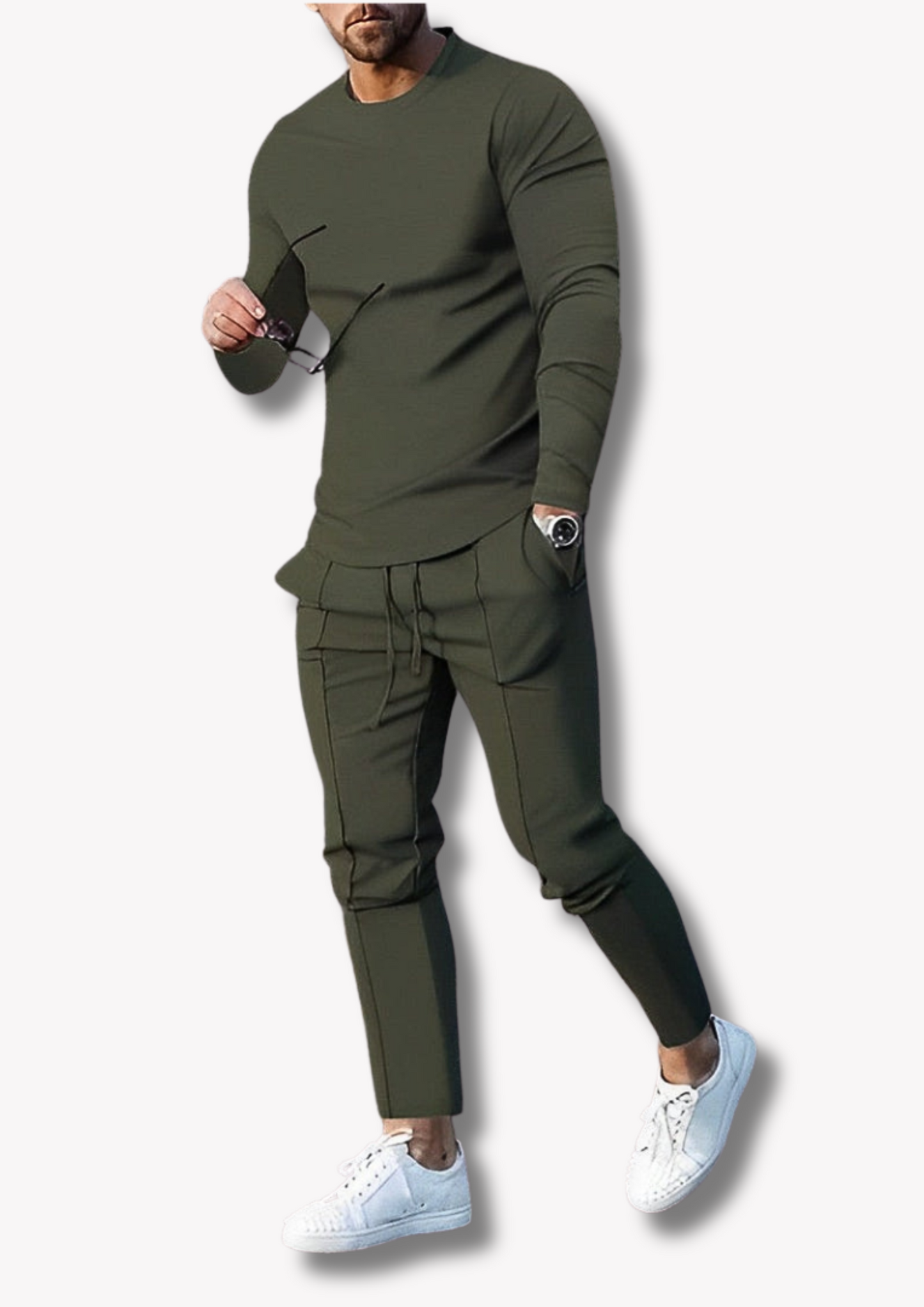 Variant image for Herrset Tröja och Byxor Modern Bomullsblandning-21