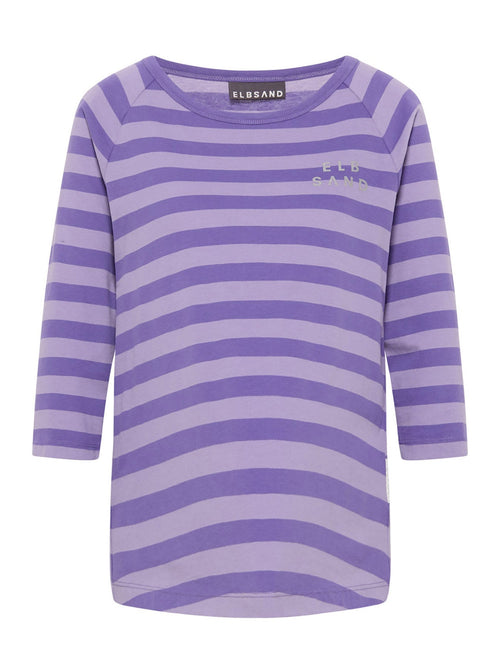 Dam T Shirt Raglan 3/4 Ärmar Mjuk Bomull 1