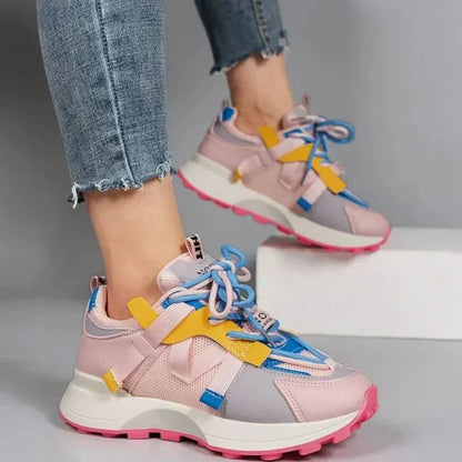 Kvinnors Sneakers Ortopedisk Syntetmaterial för Fritidsbruk-6