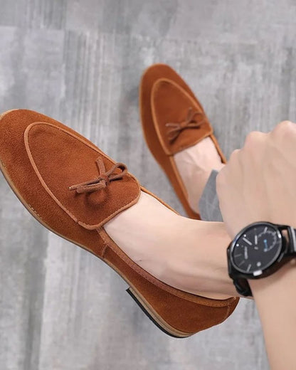 Variant image for Herrskor Mocka Klassisk Stil för Promenad och Vardag, Bred Passform-12