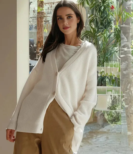 Dam Lång Kashmirväst Elegant Design 13