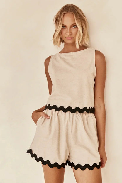 Dam Ärmless Set Chic Polyester-3