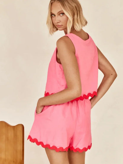 Dam Ärmless Set Chic Polyester-5