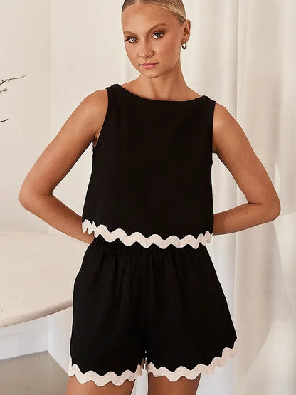 Variant image for Dam Ärmless Set Chic Polyester-11