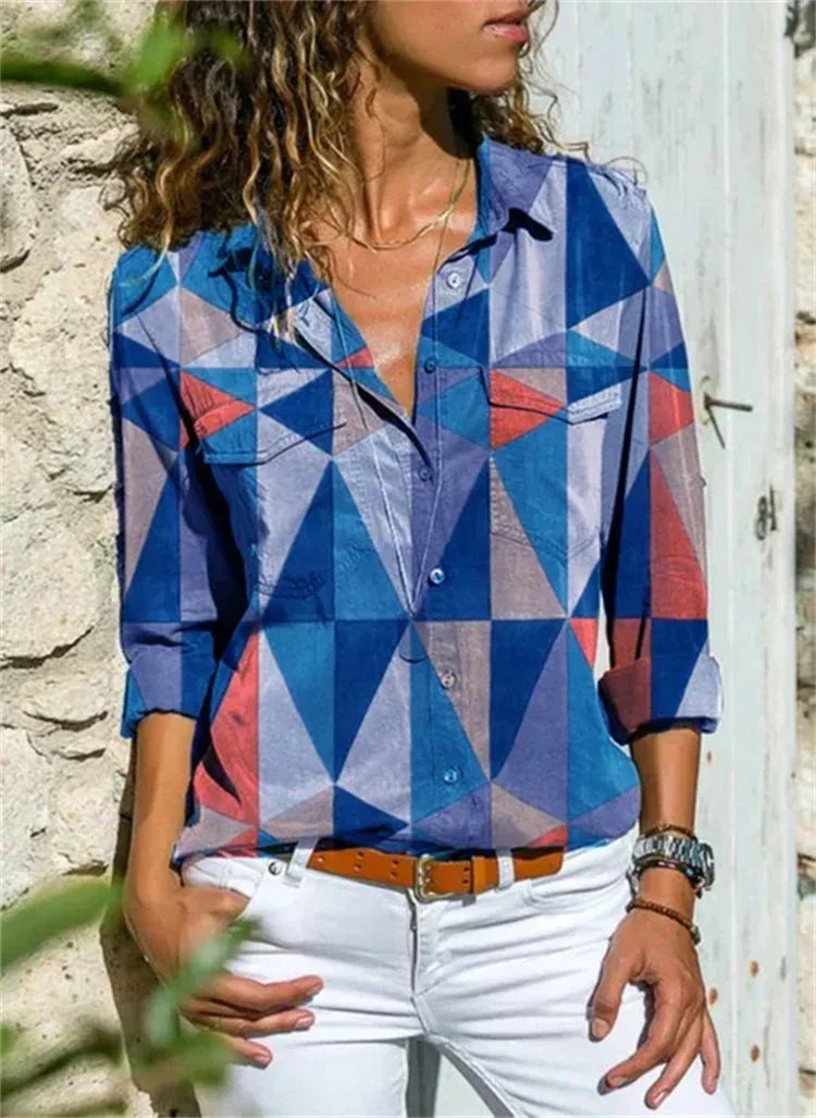 Variant image for Kvinnors Sommarblus Feminin Design 100% Bomull-17