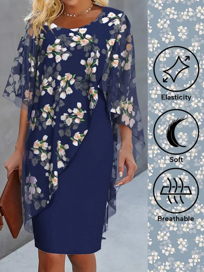 Dam Klänning Avslappnad Design Högkvalitativt Material 100% Bomull 4