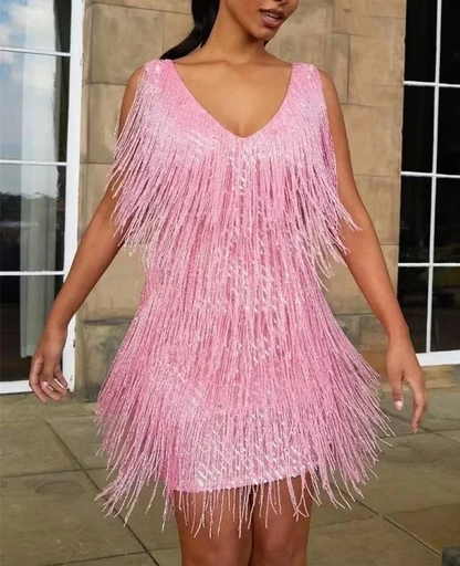 Kvinnors Prinsessklänning Elegant Polyester Spandex-4