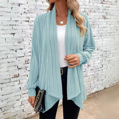 Dam Vintergilet Löst Snitt Mjukt Material-1