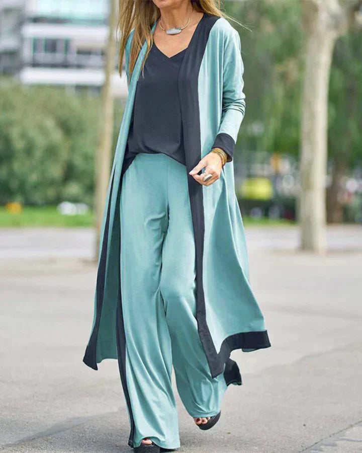 Damklänning Bomull Linne Oljetryck Lätt och Avslappnad Stil-3